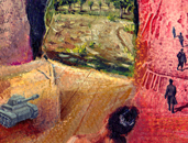 pintura. óleo. trasescena. soledad